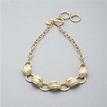 Worn Gold Necklace image number 0